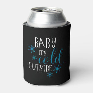 Baby ist es kaltes äußeres Weihnachten Dosenkühler