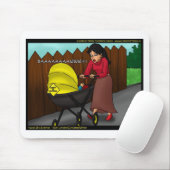 Baby ist gelangweilt von lustigen Geschenken T-Shi Mousepad (Mit Mouse)