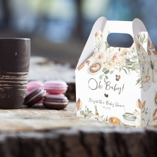 Baby ist im Anflug Herbst-Kaffee-Baby-Party Geschenkschachtel