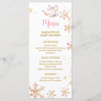 Baby ist im Anflug Pinke Winter-Teeparty-Baby-Part