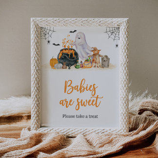 Baby ist in Arbeit Ghost Babys sind süß Schild