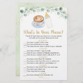 Baby ist Kaffee brauen, was in Ihrem Handyspiel is (Vorne/Hinten)