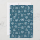 Baby ist kalt Außenwinterdusche Einladung (Rückseite)