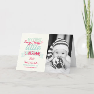 Baby ist mein sehr fröhliches, kleines Niedliches Feiertagskarte