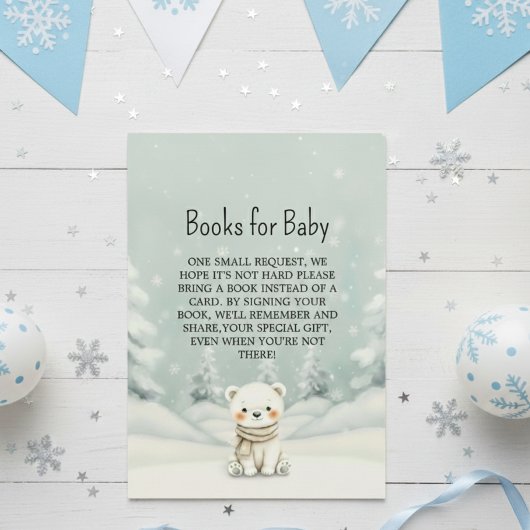 Baby It Cold Outside Polar Bear Books for Baby Begleitkarte
