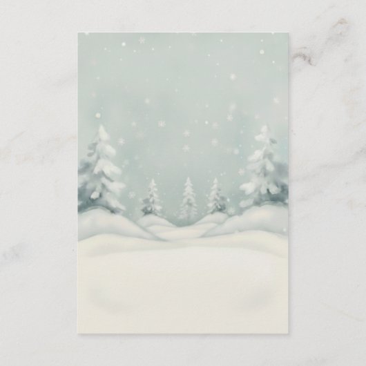 Baby It Cold Outside Polar Bear Books for Baby Begleitkarte (Rückseite)