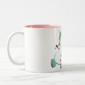 Baby It Cold Snowmen Zweifarbige Tasse (Links)
