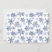 Baby It’s Cold Outside Baby Shower Einladung (Rückseite)