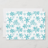 Baby It’s Cold Outside Baby Shower Einladung (Rückseite)