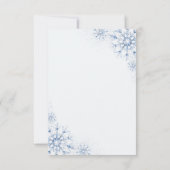 Baby It’s Cold Outside Polar Bear Thank You Card Dankeskarte (Rückseite)