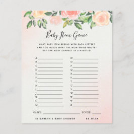 Baby Item Game | Baby Showspiel