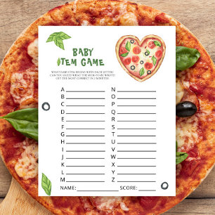 Baby Item Game. Pizza Baby Showspiel