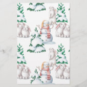 Baby Item Game Winter Baby Shower Game. (Rückseite)