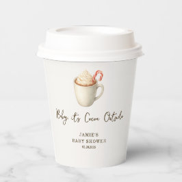 Baby, It's Cocoa Outside Baby Shower Paper Cups Pappbecher