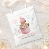 Baby It's Cold Cookie & Cocoa Girl Baby Shower Geschenktütchen (Ausgeschnitten)