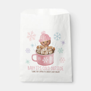 Baby It's Cold Cookie & Cocoa Mädchen-Baby-Party Geschenktütchen