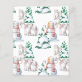 Baby its Cold Outdoor Baby Shower Bucket List (Rückseite)