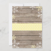 Baby its Cold Outdoor Pinguin Baby Shower Einladung (Rückseite)