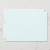 Baby its Cold Outdoor Winter Snowman Baby Shower Einladung (Rückseite)