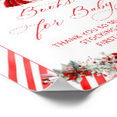 Baby its Cold Outdoorbücher für Baby Shower Poster (Ecke)