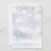 Baby It's Cold Outside 4 Foto Boy Holiday Birth Ankündigung (Rückseite)