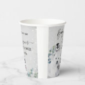 Baby It's Cold Outside Arctic Animal Shower Winter Pappbecher (Rechts)