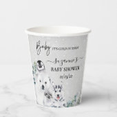 Baby It's Cold Outside Arctic Animal Shower Winter Pappbecher (Vorderseite)