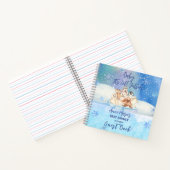 Baby It's Cold Outside Arctic Animals Baby Shower Notizblock (Innenseite)