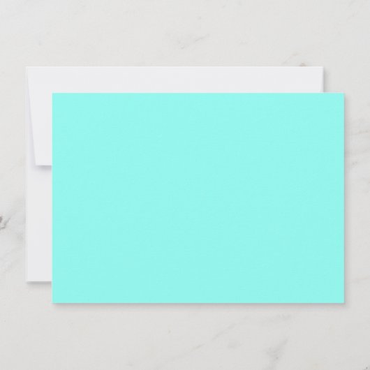 Baby its Cold Outside Baby Dusche Aquamarin Blue Einladung (Rückseite)