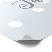 Baby It's Cold Outside Baby Dusche Begrüßungszeich Poster (Ecke)