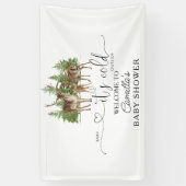 Baby It's Cold Outside Baby Dusche Willkommen Banner (Vertikal)