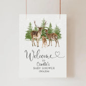 Baby It's Cold Outside Baby Dusche Willkommen Poster