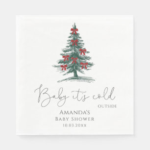 Baby It's Cold Outside Baby-Party Serviette