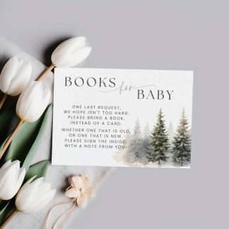 Baby It's Cold Outside Baby Shower Buchanfrage Mitteilungskarte