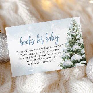 Baby It's Cold Outside Baby Shower Bücher für Baby Begleitkarte