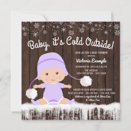 Baby its Cold Outside Baby Shower Einladungen