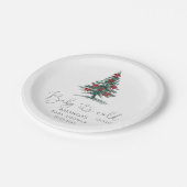 Baby It's Cold Outside Baby Shower Pappteller (Schrägansicht)