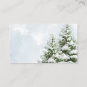 Baby It's Cold Outside Baby Shower Windel-Raffle Begleitkarte (Rückseite)