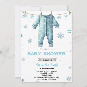 Baby It's Cold Outside Babyparty-Einladung Einladung