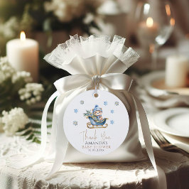 Baby It's Cold Outside Bear Baby Shower Favor Ta Geschenkanhänger