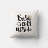*BABY IT'S COLD OUTSIDE*&*BEHALT ME WARM* PILLOW KISSEN (Vorderseite)