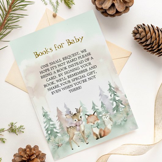 Baby It's Cold Outside Bücher fürs Baby Begleitkarte