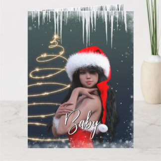 Baby It's Cold Outside Christmas Card (SF 8.5x11) Karte