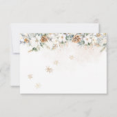 Baby Its Cold Outside Clothest Line Baby Shower Einladung (Rückseite)