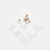 Baby It's Cold Outside Cosy Winter Baby Dusche Serviette (Ecke)