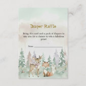 Baby It's Cold Outside Diaper Raffle Baby Shower Begleitkarte (Vorderseite)