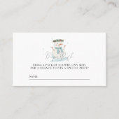 Baby It's Cold Outside Duwer Diaper Raffle Ticket (Vorderseite)