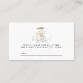 Baby It's Cold Outside Duwer Diaper Raffle Ticket (Vorderseite)