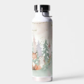 Baby It's Cold Outside Elegant Winter Woodland Trinkflasche (Links)