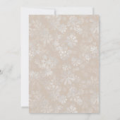 Baby it's cold outside gender neutral Baby Shower Einladung (Rückseite)